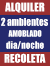 alquiler departamento recoleta 
