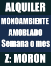 Alquiler zona moron A